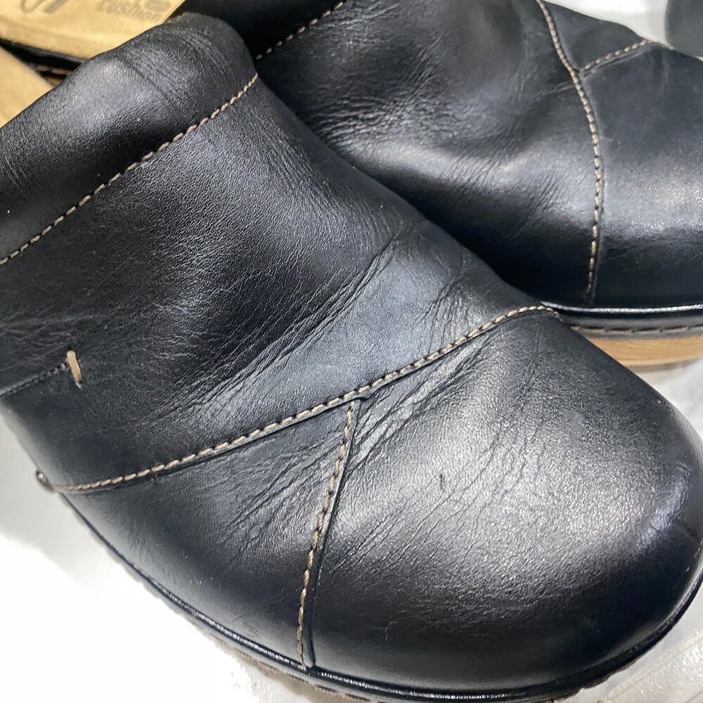 GUC Clarks Black Clogs sz 9 - Picture 6 of 12